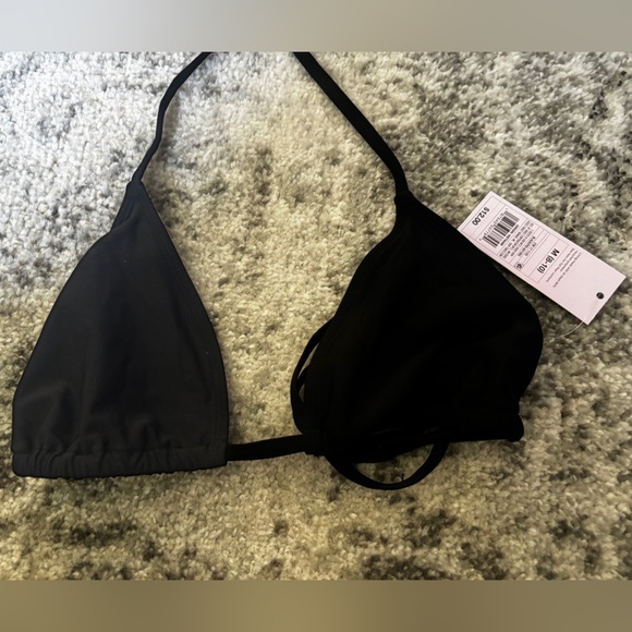 Target Other - NWT Wild Fable Triangle Bikini Top Black Size: Medium (8–10)
